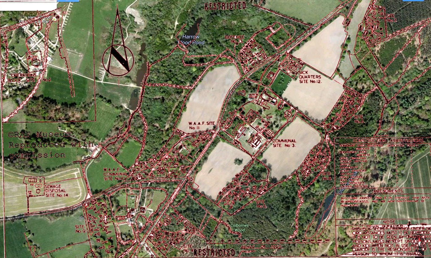 Overlay of old with arial shot 2014